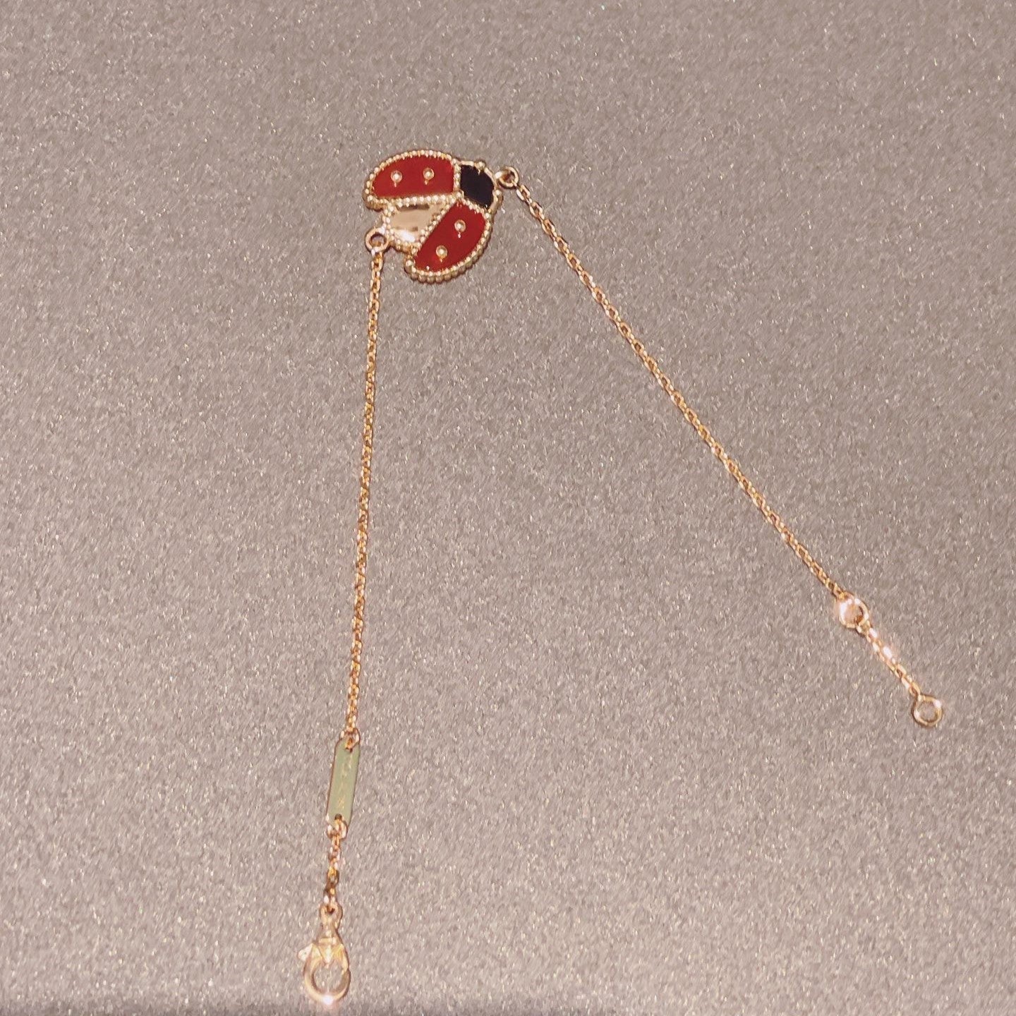 [Kincade Jewelrys] BRACELET EN OR ROSE À 1 MOTIF LUCKY SPRING