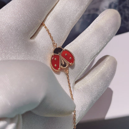 [Kincade Jewelrys] BRACELET EN OR ROSE À 1 MOTIF LUCKY SPRING