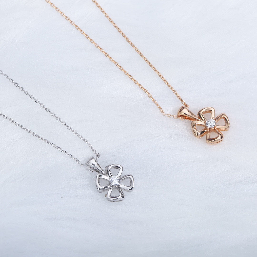 [Kincade Jewelrys]FIOREVER NECKLACE DIAMOND CENTER