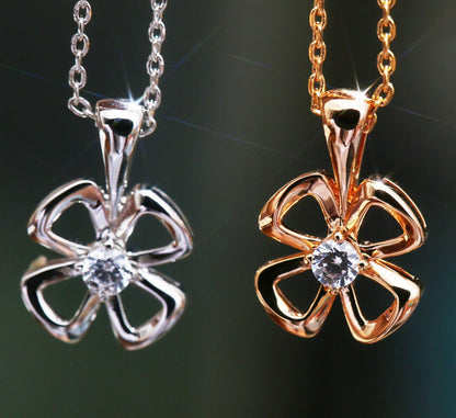 [Kincade Jewelrys]FIOREVER NECKLACE DIAMOND CENTER