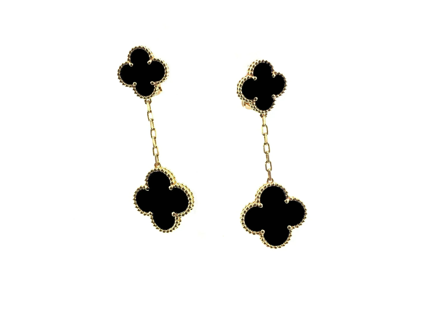 [Kincade Jewelrys] BOUCLES D'OREILLES CLOVER 2 MOTIFS (CHOIX MULTIPLES)