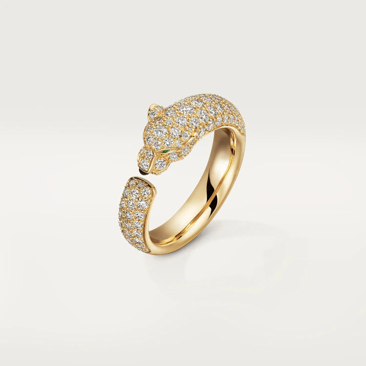 [Kincade Jewelrys] BAGUE PANTHERE EN OR ROSE ET DIAMANT